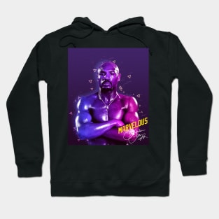 Marvelous Marvin Hagler Boxing Legend Signature Vintage Retro 80s 90s Bootleg Rap Style Hoodie